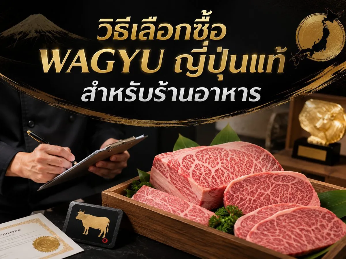 วิธีเลือกซื้อ Wagyu ญี่ปุ่นแท้ สำหรับร้านอาหาร