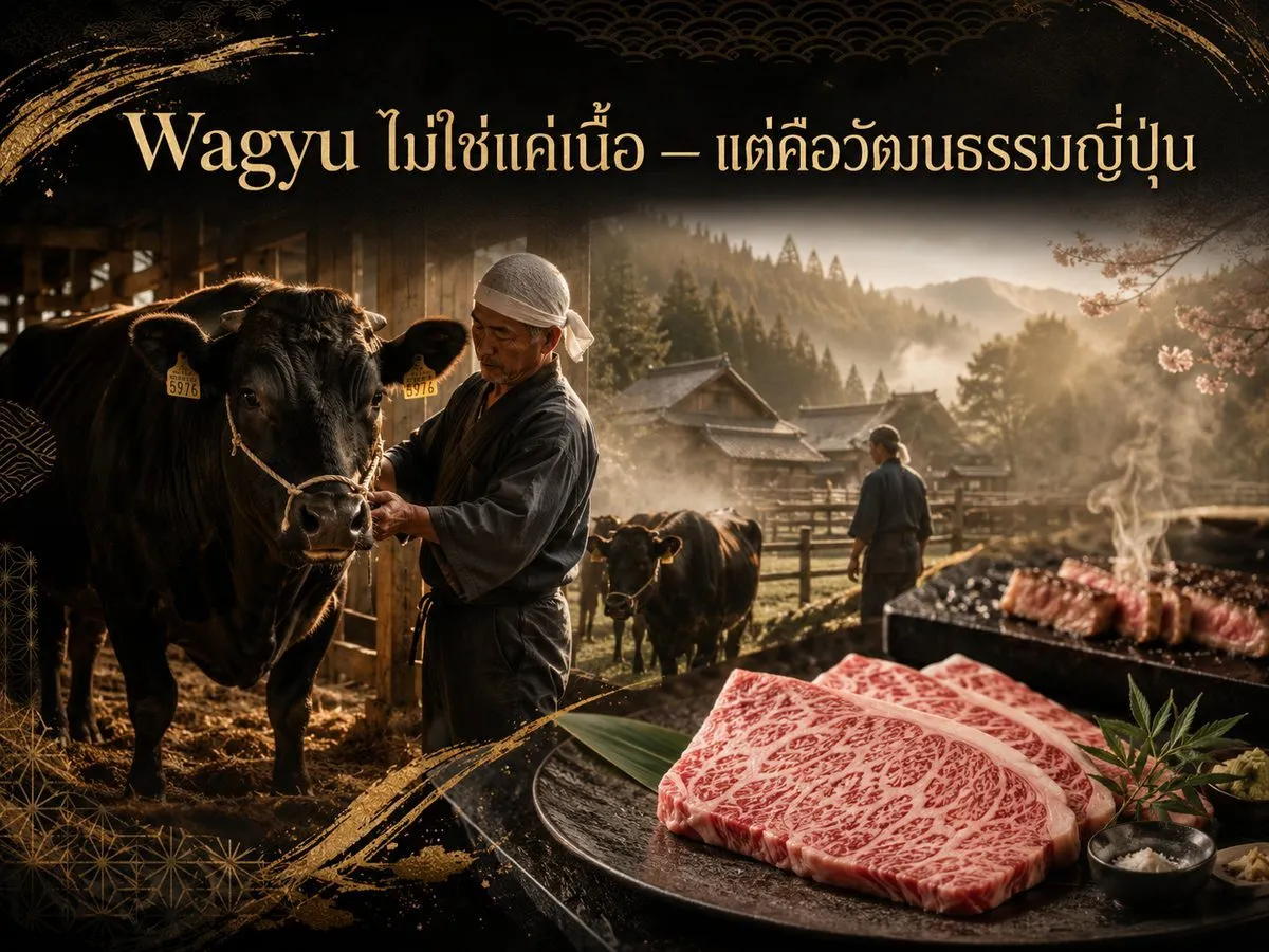 Wagyu ไม่ใช่แค่เนื้อ — แต่คือวัฒนธรรมญี่ปุ่น