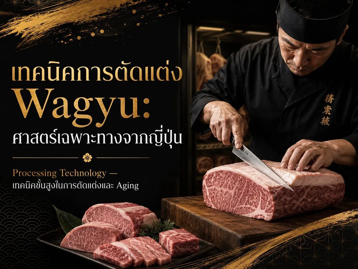 เทคนิคการตัดแต่ง Wagyu: ศาสตร์เฉพาะทางจากญี่ปุ่น